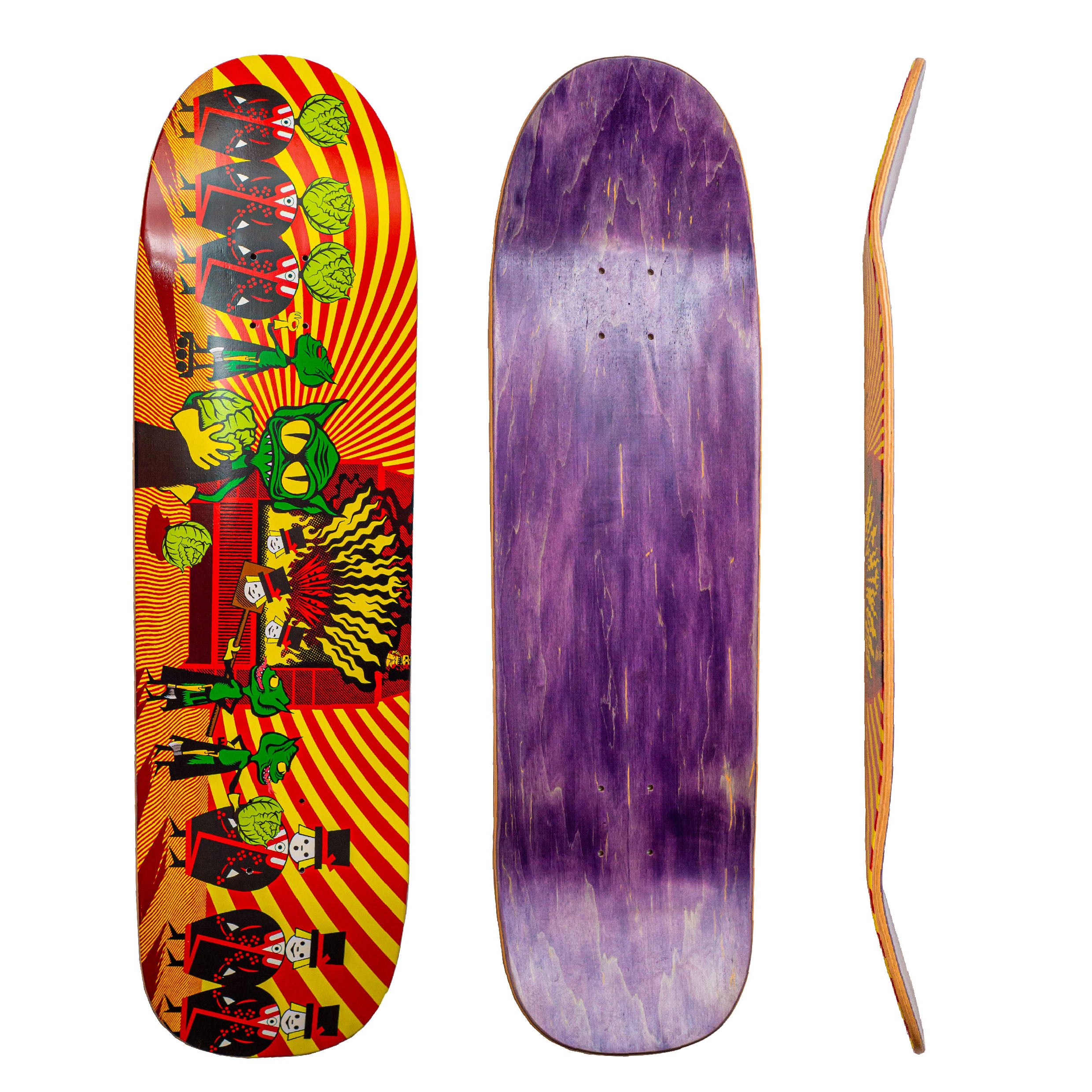 Nightwood Meelis Erm 3rd Model Shaped Deck 9″/32″