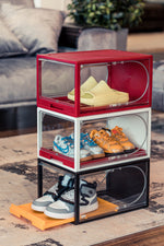 Load image into Gallery viewer, Shoe Storage Box Organizer - Sneaker Box
