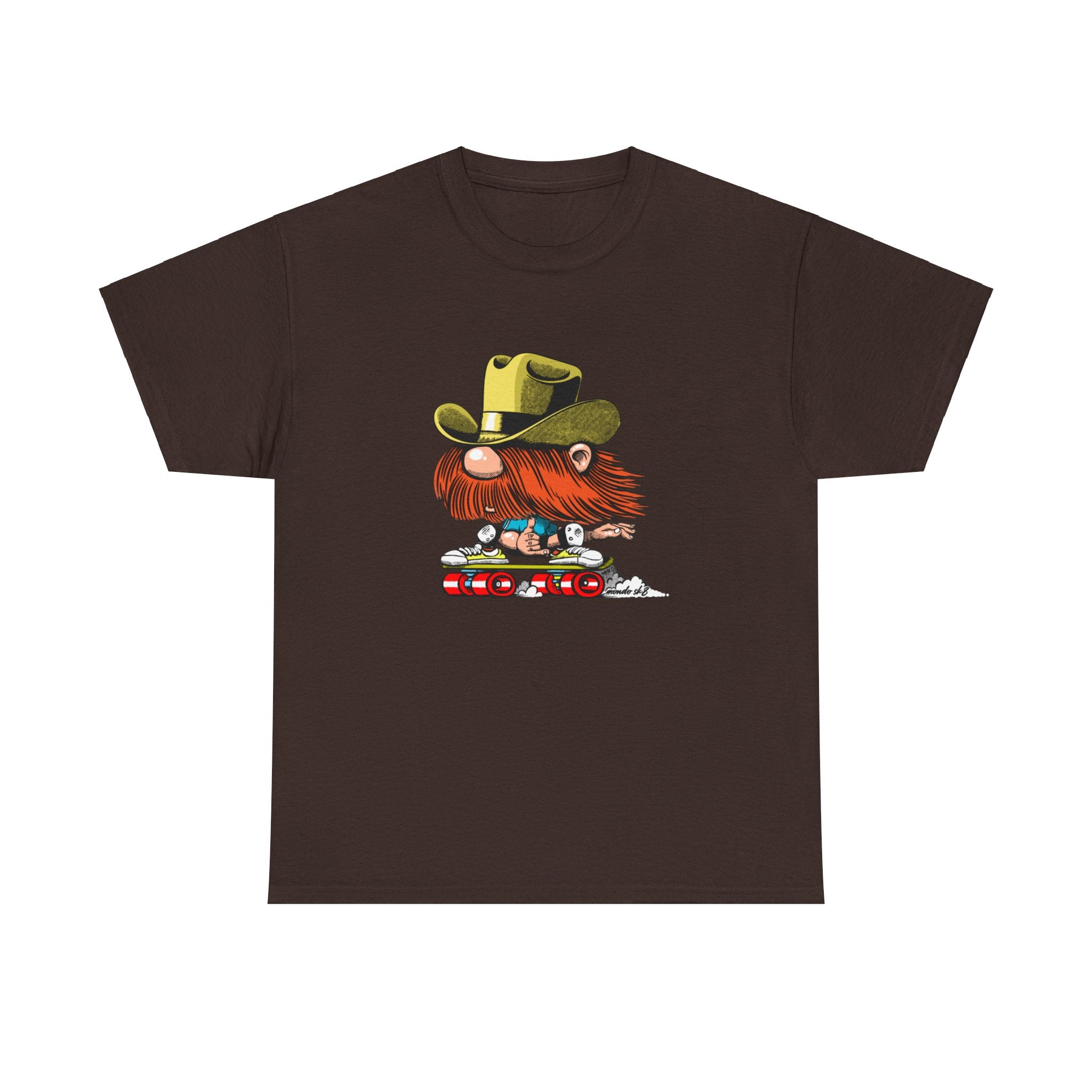 Mustache T-shirt - Brown