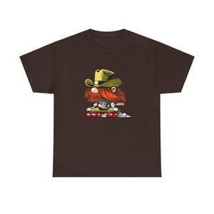 Mustache T-shirt - Brown