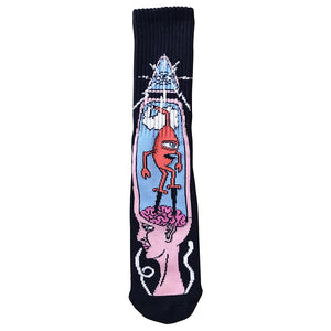 Brain Stab Crew Socks (Multi) 42-45 EU