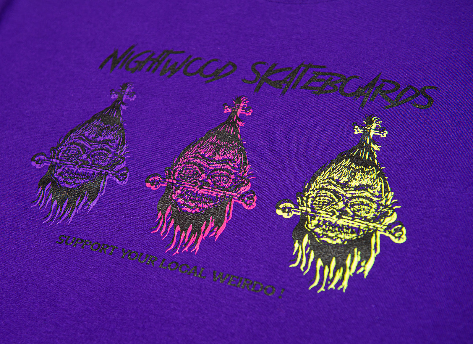 "Shrunken heads" T-Shirt Purple
