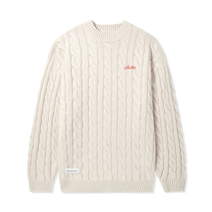 Cable Knit Sweater Bone